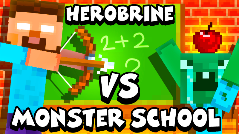 Herobrine Vs Monster School